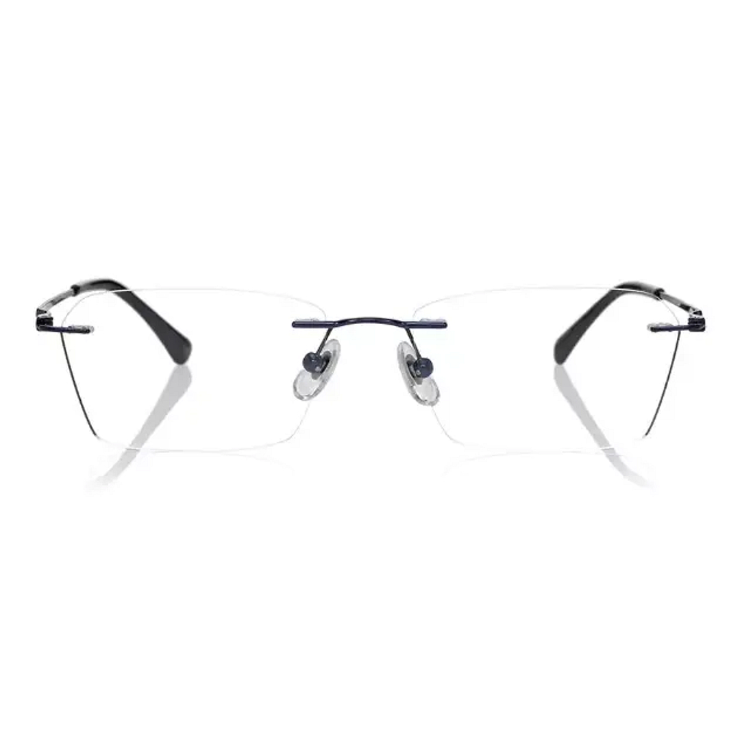 OWNDAYS | AIR Navy Rimless Rectangle right side